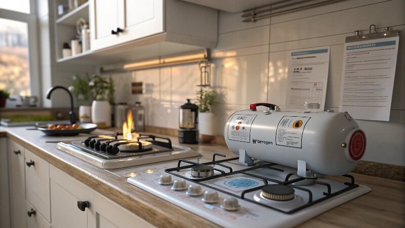 hydrogen home usage illustration