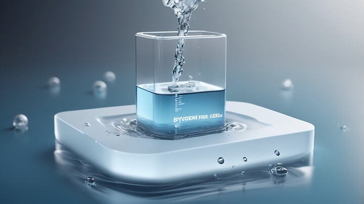 alt: clean water byproduct from hydrogen fuel cells