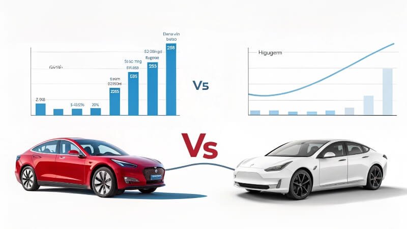 EV vs hydrogen adoption chart
