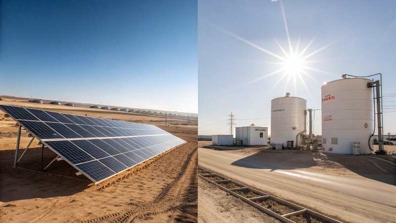 hydrogen vs solar cost