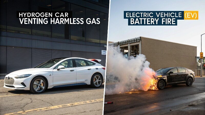 hydrogen vs battery safety