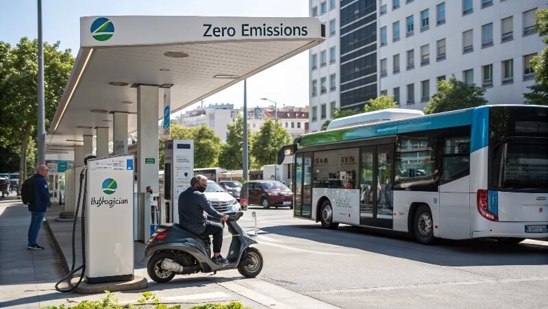 Hydrogen fuel cell vehicle infrastructure
