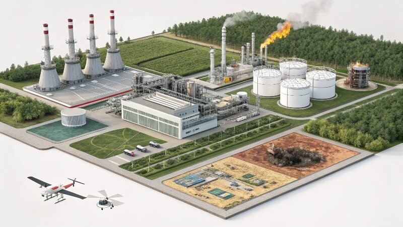 diverse hydrogen applications chart or icons