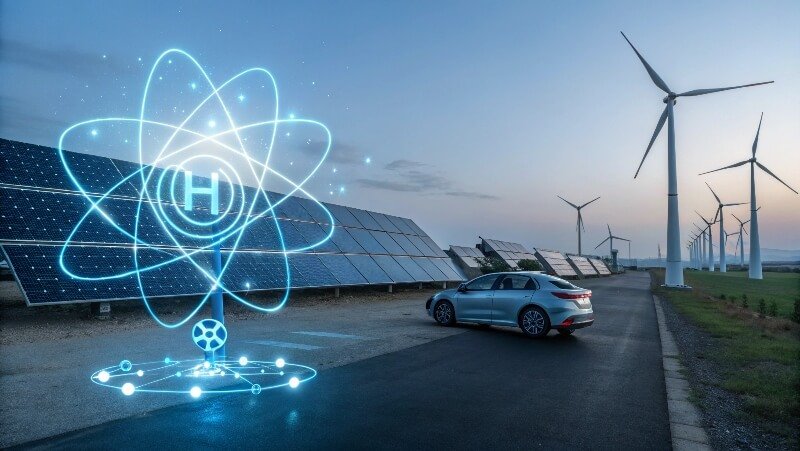 hydrogen powering drone or vehicle