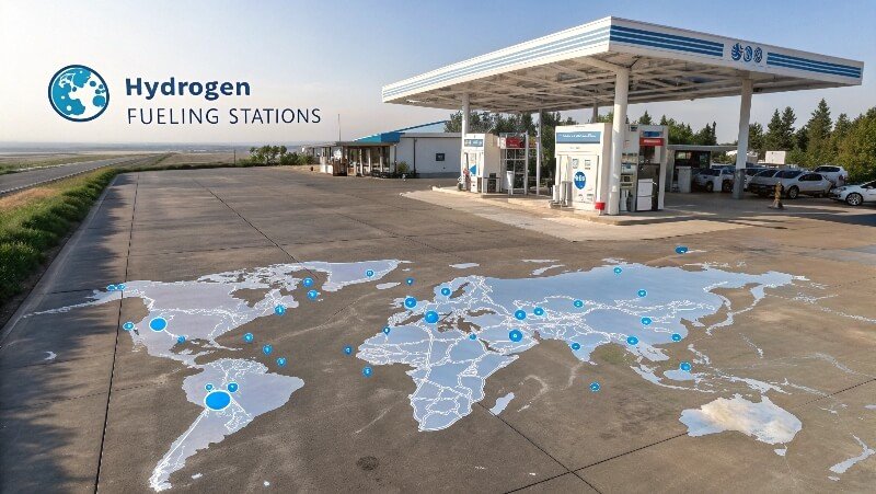 Hydrogen infrastructure world map