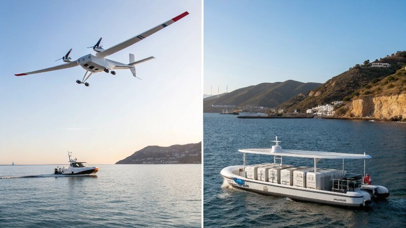 Hydrogen drone and marine applications