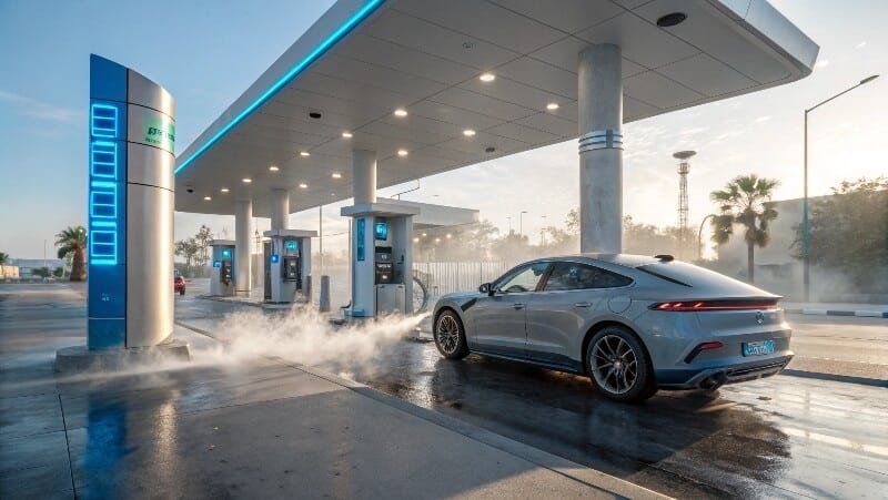 Can hydrogen power a car with zero emissions and quick refueling?